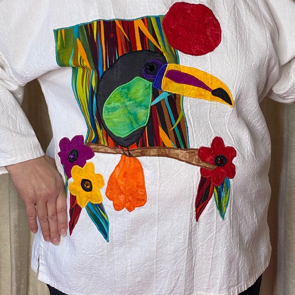Artsy Tucan Top and Pants - Picture 2 of 6